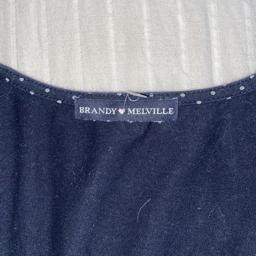 Brandy melville navy polka dot dress - Picture 2 of 3